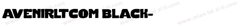 avenirltcom black字体转换